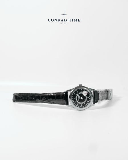 New Patek Calatrava 6006G-001 Black sunburst dial Black leather strap 2018 39mm. Fullset  รูปที่ 13