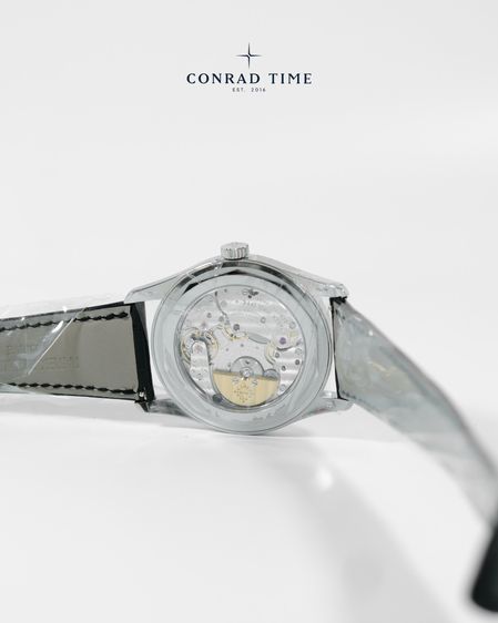 New Patek Calatrava 6006G-001 Black sunburst dial Black leather strap 2018 39mm. Fullset  รูปที่ 7