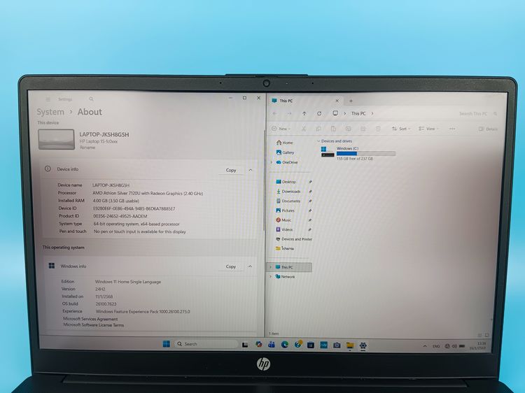 HP AMD Athlon Silver 7120U รูปที่ 2