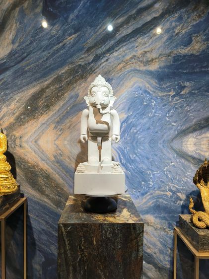 รูปหล่อ พระพิฆเนศ บริค Ganesha Brick (Religion Art toy) หน้าตัก 9 นิ้ว รูปที่ 17