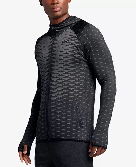 ไม่ระบุ ดำ ชุดออกกำลังกาย D05 Nike เสื้อคลุมใสวิ่งออกกำลังกายผ้ายืด อก 46”