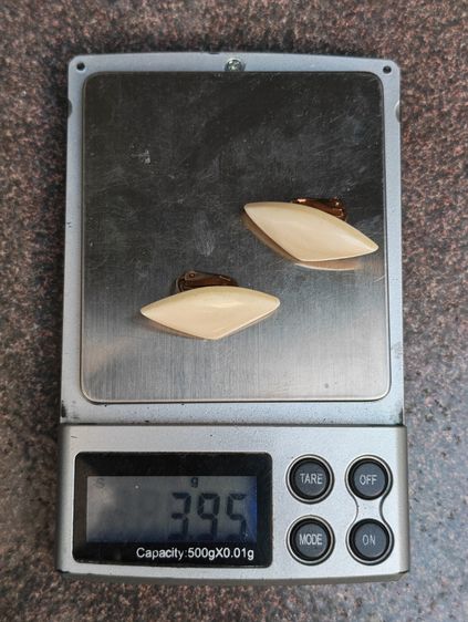 ต่างหูหนีบวัสดุธรรมชาติแท้ งานเก่า งานนอก สวยๆราคาแบ่งปันครับ รูปที่ 6