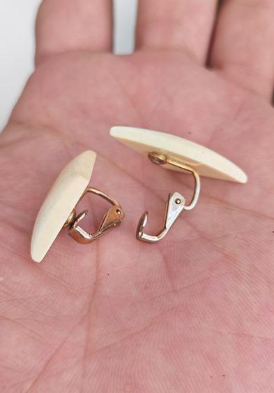 ต่างหูหนีบวัสดุธรรมชาติแท้ งานเก่า งานนอก สวยๆราคาแบ่งปันครับ รูปที่ 4