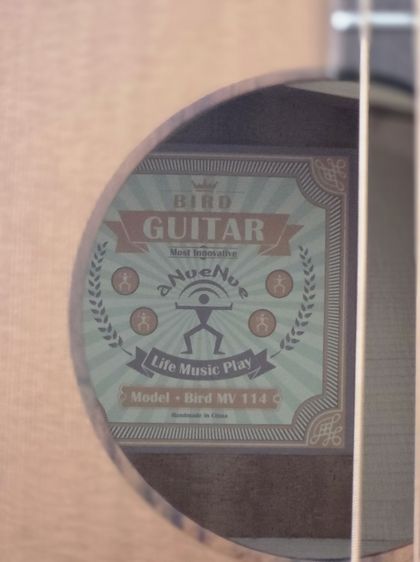 กีตาร์ Anuenue MV114 All Solid ไม้แท้ทั้งตัว Vintage serie รูปที่ 10