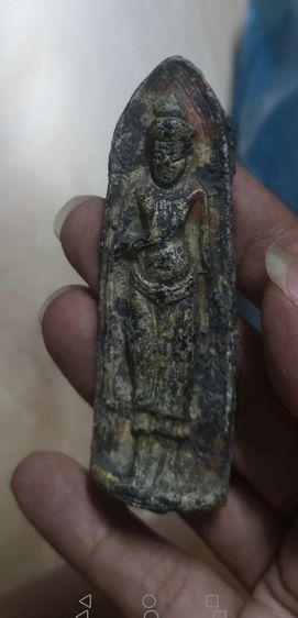 พระร่วงหลังรางปืน​ เนื้อสนิมแดง​ กรุสุโขทัย รูปที่ 7