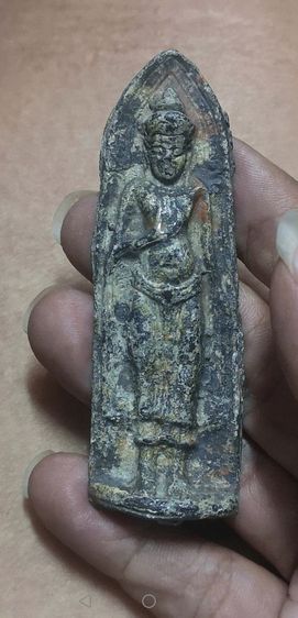 พระร่วงหลังรางปืน​ เนื้อสนิมแดง​ กรุสุโขทัย รูปที่ 10