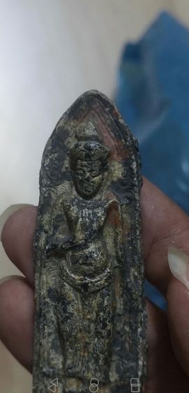 พระร่วงหลังรางปืน​ เนื้อสนิมแดง​ กรุสุโขทัย รูปที่ 4