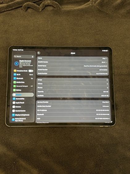 ขาย iPad Pro 12.9 นิ้ว (Gen 3) 256GB Cellular Wi-Fi รูปที่ 3