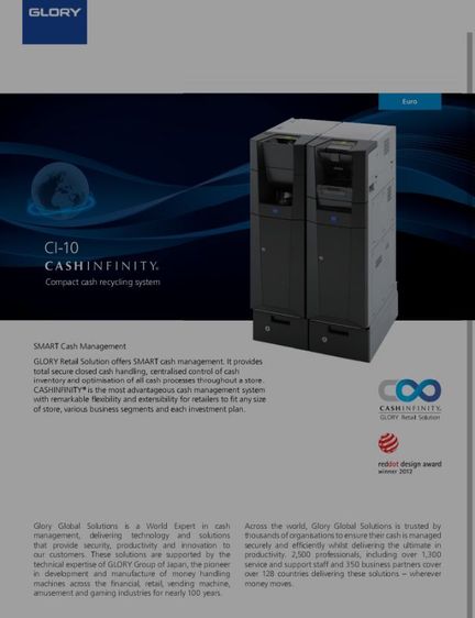 เครื่องจัดการเงินสดอัตโนมัติ CI-10 รูปที่ 9