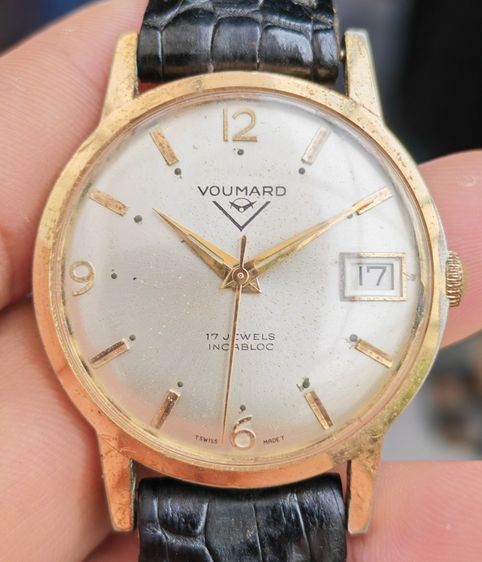 นาฬิกา Vintage Voumard ระบบไขลาน แบ่งปันราคาสุดน่ารักครับ รูปที่ 6