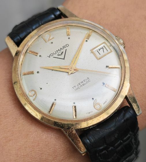 นาฬิกา Vintage Voumard ระบบไขลาน แบ่งปันราคาสุดน่ารักครับ รูปที่ 8