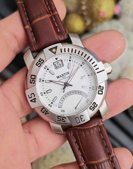 อื่นๆ เงิน นาฬิกา Martin ระบบ Quartz สวยมาก แบ่งปันเบาๆครับ