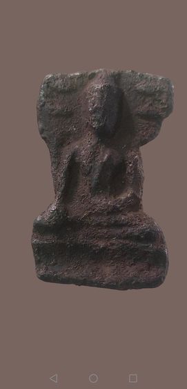 พระมเหศวร​ เนื้อชินเงิน​ กรุวัดพระศรีฯจ.สุพรรณบุรี รูปที่ 7