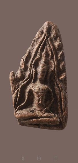 ขุนแผนบ้านกร่าง​ พิมพ์หน้าเทวดาพลายคู่ตัดเดี่ยว​ กรุบ้านกร่สงจ.สุพรรณบุรี รูปที่ 16