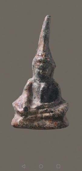 พระท่ากระดาน​ เนื้อสนิมแดง​ กรุศรีสวัสดิ์จ.กาญจนบุรี รูปที่ 3