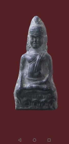 พระหูยาน​ เนื้อชินเงิน​ กรุลพบุรี