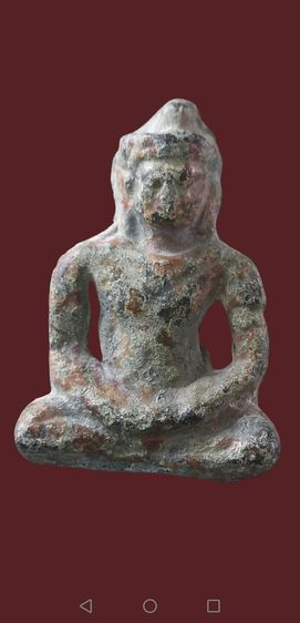 พระร่วงนั่ง​ เนื้อสนิมแดง​ กรุคอกควายจ.ชัยภูมิ รูปที่ 2