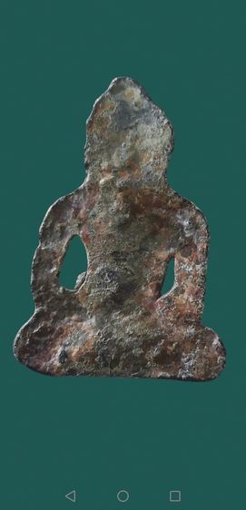 พระร่วงนั่ง​ เนื้อสนิมแดง​ กรุคอกควายจ.ชัยภูมิ รูปที่ 3