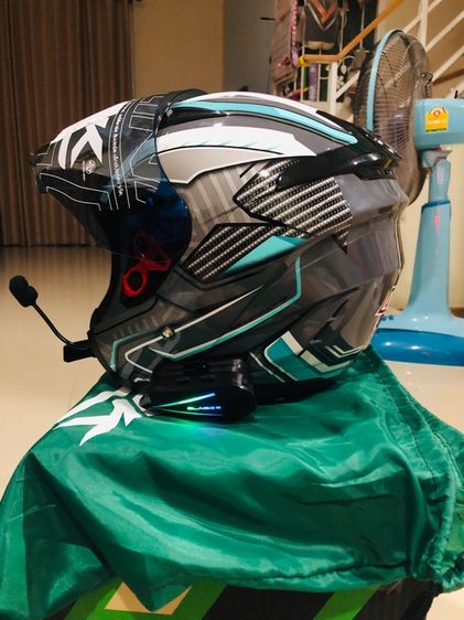 ขายหมวกกันน็อค หมวกกันน็อค LINK Helmet รุ่น Eros ทรงเปิดหน้า รองรับ Bluetooth รูปที่ 3