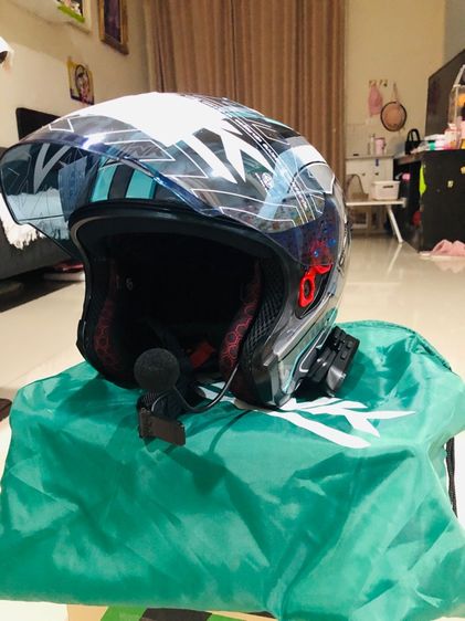 ขายหมวกกันน็อค หมวกกันน็อค LINK Helmet รุ่น Eros ทรงเปิดหน้า รองรับ Bluetooth