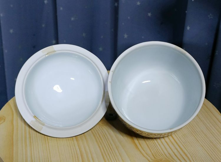 💟 โถเบญจรงค์ สูง 15 ซม. ใบใหญ่ รูปที่ 4