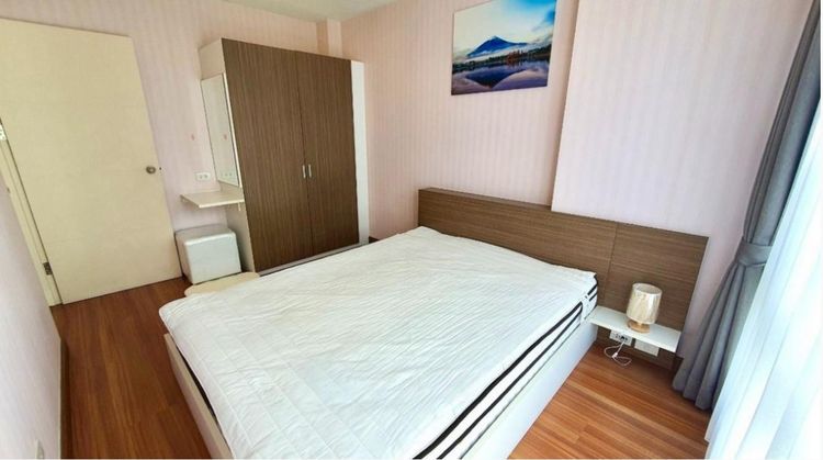 Condo Airlink Residence ใกล้ Airport Link ลาดกระบัง 35 ตารางเมตร ชั้น5 อาคาร 2 หน้าโครงการ ตกแต่งครบ (ขายพร้อมผู้เช่า)