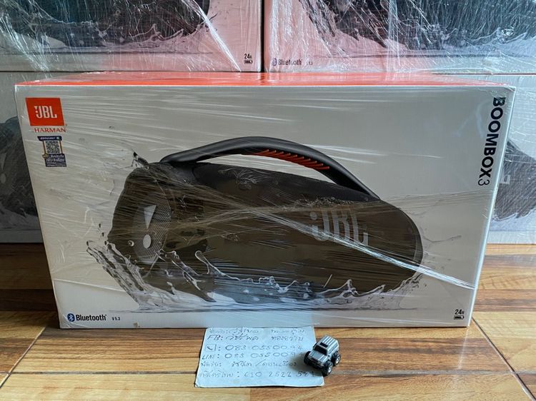 JBL BoomBox 3 สีดำ รอบผลิตใหม่ 2568 --เครื่องศูนย์ไทย ใหม่มือ1 ไม่เคยแกะ-- --ประกันมหาจักร 1ปี 3เดือน--