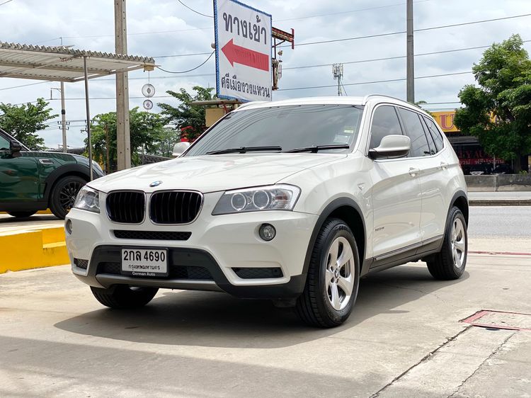 BMW X3 2013 2.0 xDrive20i 4WD Utility-car เบนซิน ไม่ติดแก๊ส เกียร์อัตโนมัติ ขาว รูปที่ 4