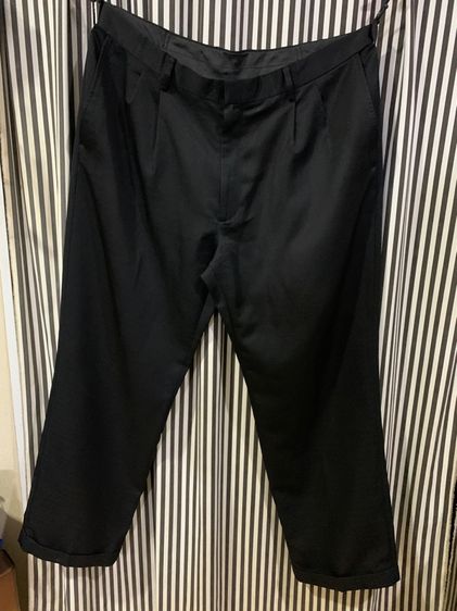 XXL ไม่มีแขน อื่นๆ กางเกงสีดำ ขายาวทรงคลาสสิก Haggar Classic Fit No-Iron  Classic Fit Straight Leg 38 x40 