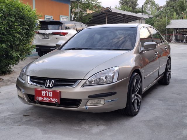 Honda Accord 2005 2.4 E i-VTEC Sedan เบนซิน ไม่ติดแก๊ส เกียร์อัตโนมัติ บรอนซ์ทอง รูปที่ 3