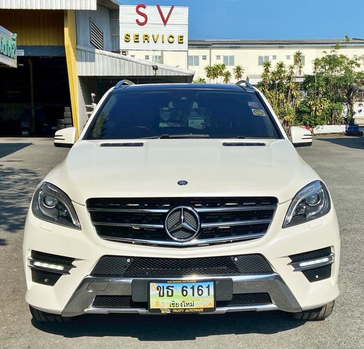 Mercedes-Benz ML-Class 2013 ML250 CDI Utility-car ดีเซล เกียร์อัตโนมัติ ขาว รูปที่ 3