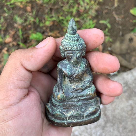 พระเชียงแสน เนื้อสัมฤทธิ์ กรุเชียงราย รูปที่ 9