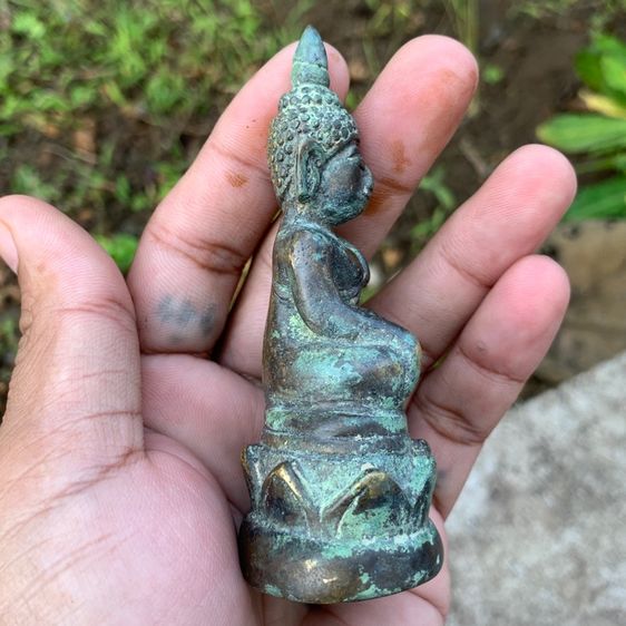 พระเชียงแสน เนื้อสัมฤทธิ์ กรุเชียงราย รูปที่ 6