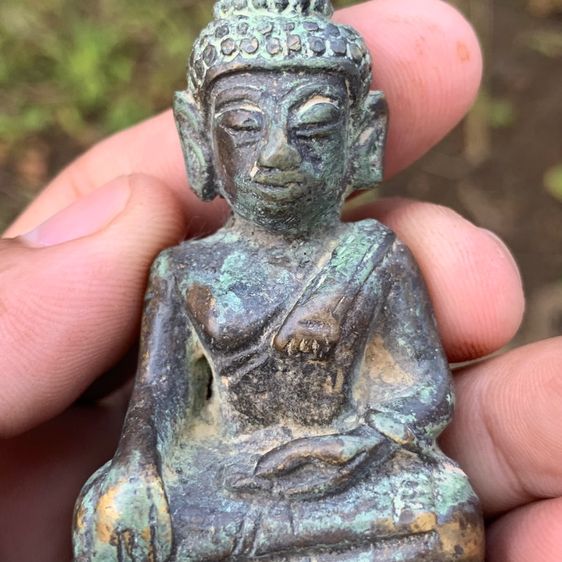 พระเชียงแสน เนื้อสัมฤทธิ์ กรุเชียงราย รูปที่ 10