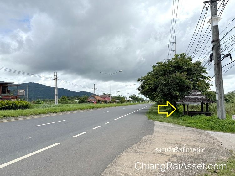 ขายที่ดินติดถนนพหลโยธิน 16 ไร่กว่า  ใกล้ ม.แม่ฟ้าหลวง ต.ท่าสุด อ.เมืองเชียงราย รูปที่ 2