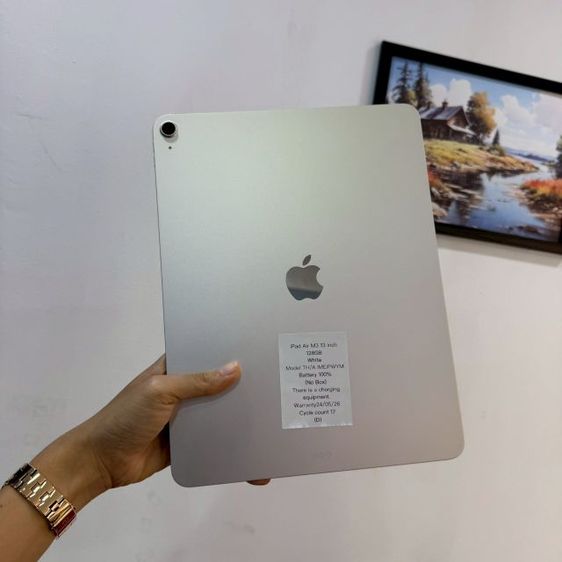  iPad Air M3 13นิ้ว  128gb ประกันถึง  24เดือน5ปี 2026
