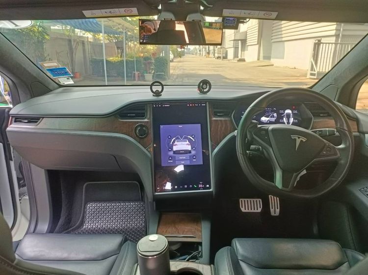 Tesla Model-X 2021 Performance 4WD Sedan ไฟฟ้า เกียร์อัตโนมัติ ขาว รูปที่ 4
