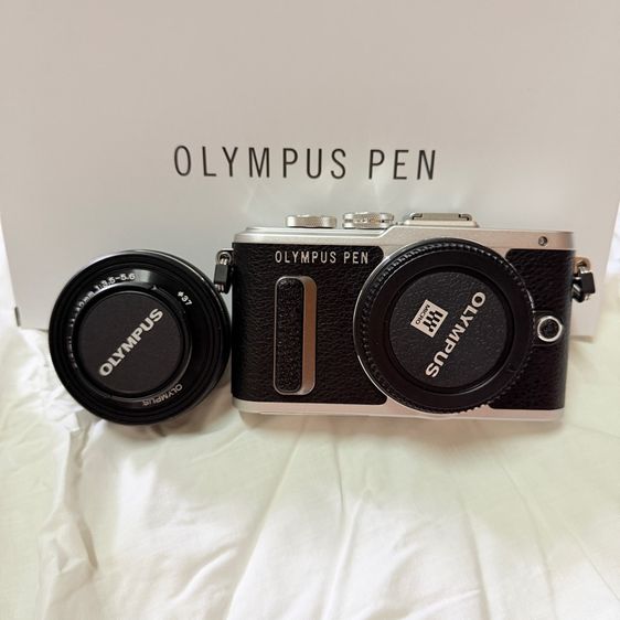 กล้องมิลเลอร์เลส ไม่กันน้ำ Olympus PEN E-PL8 สีดำ พร้อมเลนส์คิท 14-42mm