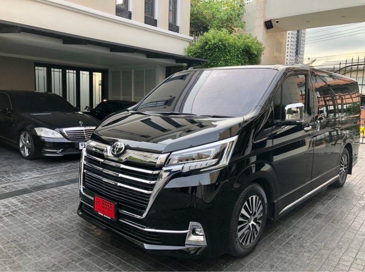Toyota Majesty 2020 2.8 Standard Van ดีเซล ไม่ติดแก๊ส เกียร์อัตโนมัติ ดำ รูปที่ 3
