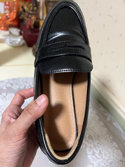 รองเท้า Women Black Loafers 