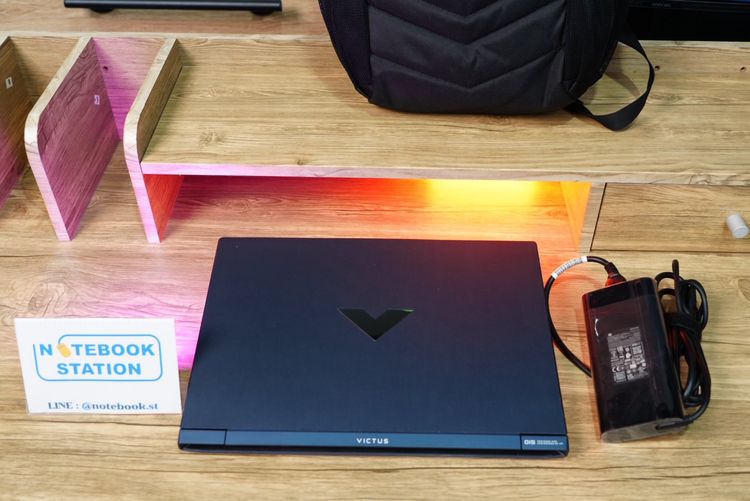 HP Victus Gaming 15 Ryzen5-5600H RTX3050Ti(4GB) Ram8 SSD512 จอ15.6 FHD 144Hz สเปคสูง เครื่องสวย ดีไซน์เรียบหรู ขายเพียง 17,990.- รูปที่ 9