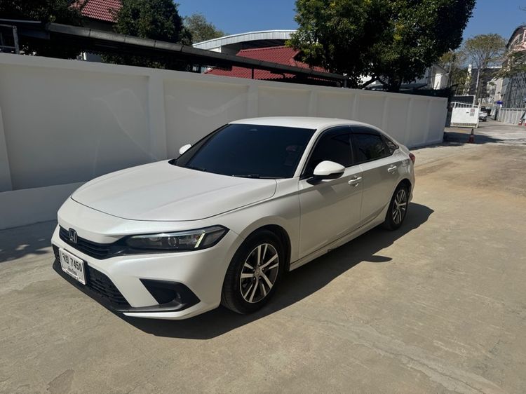Honda Civic 2022 1.5 Turbo EL+ Sedan เบนซิน ไม่ติดแก๊ส เกียร์อัตโนมัติ ขาว รูปที่ 2