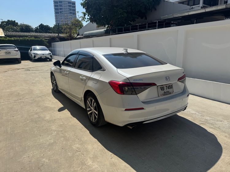 Honda Civic 2022 1.5 Turbo EL+ Sedan เบนซิน ไม่ติดแก๊ส เกียร์อัตโนมัติ ขาว รูปที่ 3