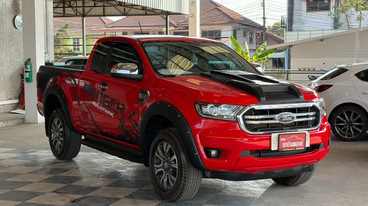 Ford Ranger 2019 2.2 Hi-Rider XLT Pickup ดีเซล ไม่ติดแก๊ส เกียร์ธรรมดา แดง รูปที่ 3