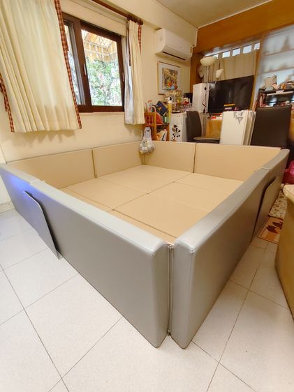 คอกกั้นเด็ก Hoyo S22 ขนาด 6 ฟุต ผ้าหนังรุ่น Premium ใช้งานไม่ถึงปี รูปที่ 4