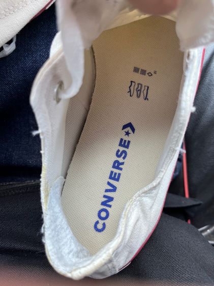 Converse chuck Taylor all star มือสอง สีขาว ของแท้ สภาพดี รูปที่ 3