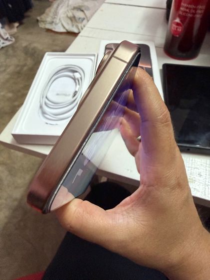 iPhone 16 pro max 256 gb  desert titanium ครบกล่อง ประกัน เมษา 69 รูปที่ 4