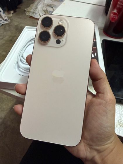 iPhone 16 pro max 256 gb  desert titanium ครบกล่อง ประกัน เมษา 69 รูปที่ 2