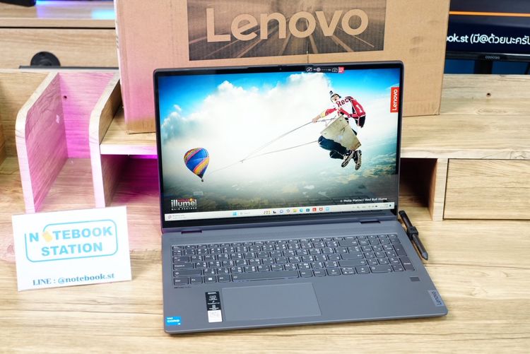 (ของใหม่)Lenovo IdeaPad Flex 5 i3-1215U Ram8 SSD512 จอใหญ่ 16.0 นิ้ว WUXGA IPS ทัชสกรีนหมุนจอ360องศามีปากกา สเปคดี เครื่องสวยพร้อมใช้งาน ขาย รูปที่ 3