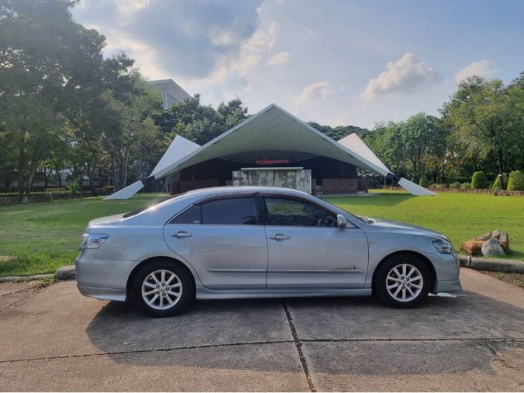 Toyota Camry 2009 2.4 Hybrid Sedan ไฮบริด ไม่ติดแก๊ส เกียร์อัตโนมัติ ฟ้า รูปที่ 3